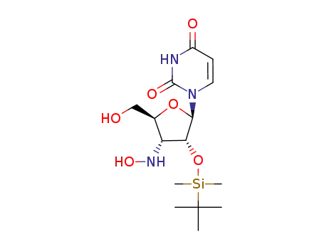 2'-O-(tert-butyldimethylsilyl)-3'-deoxy-3-(hydroxylamino)uridine