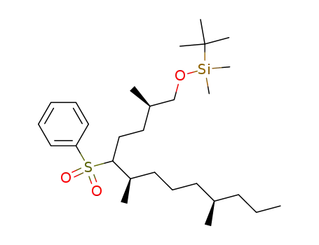 (2R,5SR,6R,10R)-1-tert-butyldimethylsilyloxy-2,6,10-trimethyl-5-phenylsulfonyltridecane