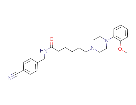 N-(4-cyanophenylmethyl)-4-(2-methoxyphenyl)-1-piperazinehexanamide