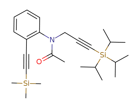N-[3-(triisopropylsilyl)prop-2-yn-1-yl]-N-[2-[(trimethylsilyl)ethynyl]phenyl]acetamide