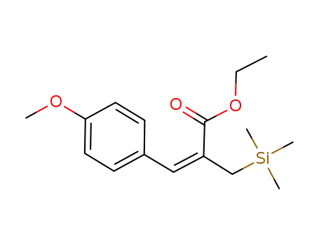 ethyl (2E)-3-(4-methoxyphenyl)-2-[(trimethylsilyl)methyl]prop-2-enoate