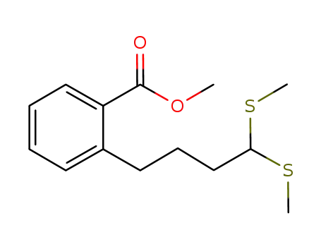 methyl 2-(4,4-bis(methylthio)butyl)benzoate