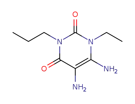2,4(1H,3H)-Pyrimidinedione, 5,6-diamino-1-ethyl-3-propyl- (9CI)