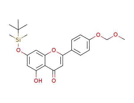 7-O-tert-butyldimethylsilyl-4'-O-methoxymethylapigenin