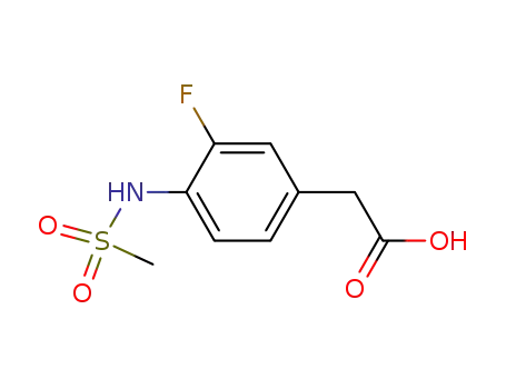 (3-fluoro-4-methanesulfonylamino-phenyl)-acetic acid