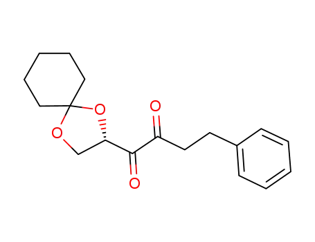 (S)-1,2-cyclohexylidene-6-phenylhexane-3,4-dione