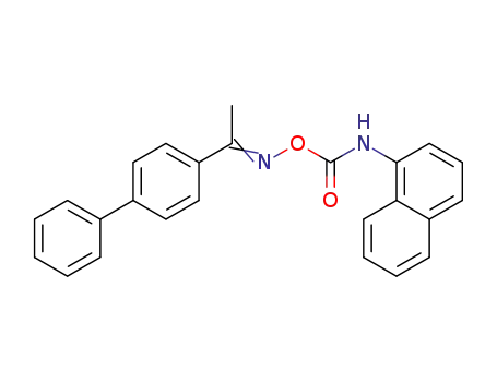 1-(1-naphthylaminocarbonyloxyimino)-1-(4-biphenyl)ethane