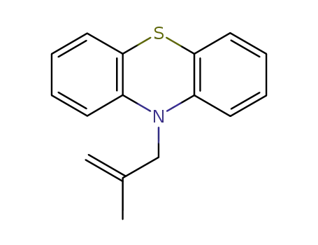 Molecular Structure of 23866-63-9 (10-(2-METHYL-ALLYL)-10H-PHENOTHIAZINE)