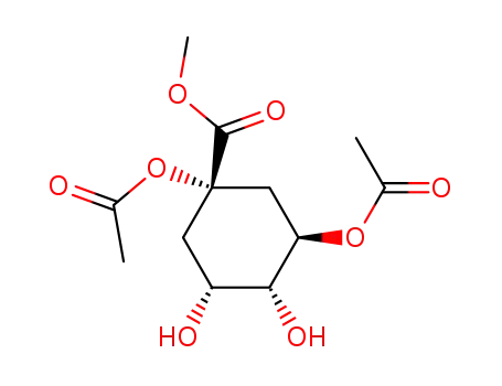 (1R,3R,4S,5R)-1,5-diacetoxy 3,4-dihydroxycyclohexane carboxylate de methyle