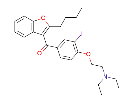 Molecular Structure of 85642-08-6 (Mono-iodo amiodarone)