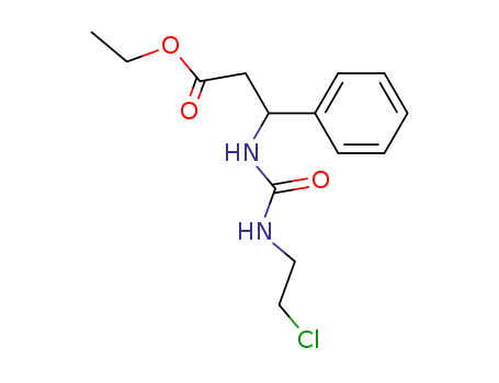 Ethyl beta-[[[(2-chloroethyl)amino]carbonyl]amino]benzenepropanoate