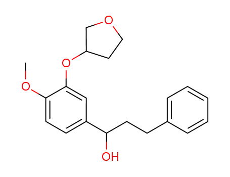 1-[4-methoxy-3-(tetrahydrofuran-3-yloxy)phenyl]phenylpropan-1-ol