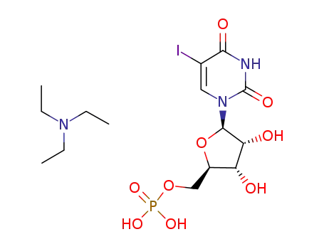 Molecular Structure of 1356191-61-1 (5-iodouridine-5'-monophosphate triethylammonium)