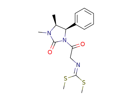 (4S,5R)-(-)-1-[2'-[bis(methylsulfanyl)methylene]aminoacetyl]-3,4-dimethyl-5-phenyl-2-imidazolidinone