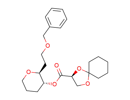 (S)-1,4-Dioxa-spiro[4.5]decane-2-carboxylic acid (2S,3R)-2-(2-benzyloxy-ethyl)-tetrahydro-pyran-3-yl ester