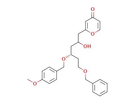 2-[(S)-6-Benzyloxy-2-hydroxy-4-(4-methoxy-benzyloxy)-hexyl]-pyran-4-one