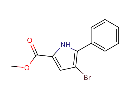 4-Bromo-5-phenyl-1H-pyrrole-2-carboxylic acid methyl ester