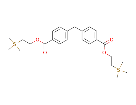 Molecular Structure of 335248-43-6 (bis[2-(trimethylsilyl)ethyl] 4,4'-methanediyl-dibenzoate)