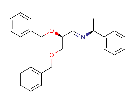 (R)-2,3-diO-dibenzylglyceraldehyde (S)-α-methylbenzylimine