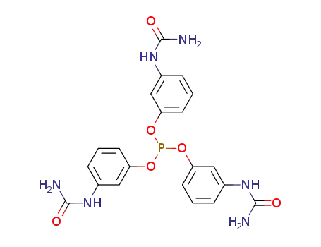Molecular Structure of 222610-52-8 (tris(3-ureylphenyl) phosphite)