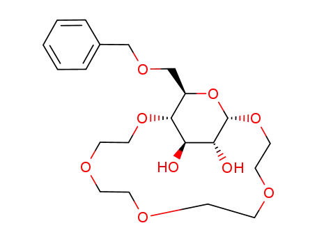 6-O-Benzyl-1,4-O-(3,6,9-trioxaundecan-1,11-diyl)-α-D-glucopyranose