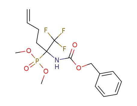 Carbamic acid,
[1-(dimethoxyphosphinyl)-1-(trifluoromethyl)-4-pentenyl]-, phenylmethyl
ester