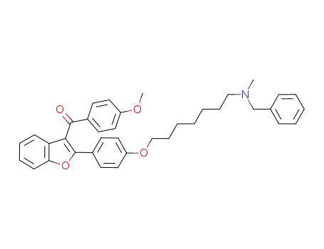 (2-{4-[7-(benzylmethylamino)heptyloxy]phenyl}benzofuran-3-yl)-(4-methoxyphenyl)methanone