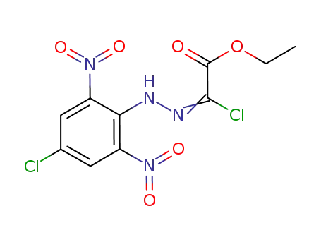ethyl N<sub>1</sub>-(4-chloro-2,6-dinitrophenyl)hydrazono-N<sub>2</sub>-chloroacetate