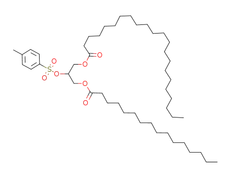 Molecular Structure of 314266-05-2 (docosanoic acid 3-hexadecanoyloxy-2-(toluene-4-sulfonyloxy)-propyl ester)