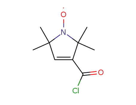 Molecular Structure of 13810-21-4 (1H-Pyrrol-1-yloxy, 3-(chlorocarbonyl)-2,5-dihydro-2,2,5,5-tetramethyl-)