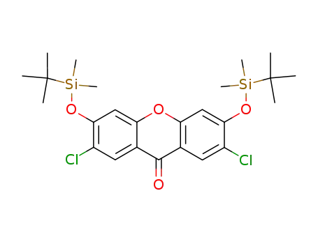 3,6-Bis{[tert-butyl(dimethyl)silyl]oxy}-2,7-dichloro-9H-xanthen-9-one