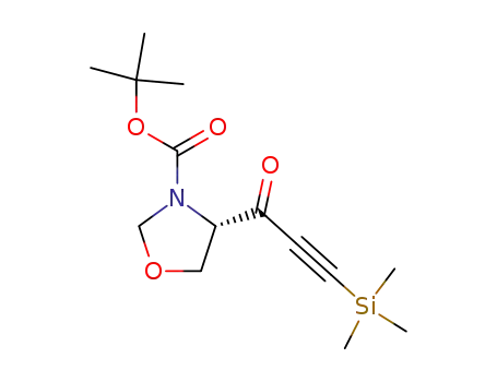 (S)-4-[3-(Trimethylsilanyl)propynoyl]oxazolidine-3-carboxylic acid tert-butyl ester