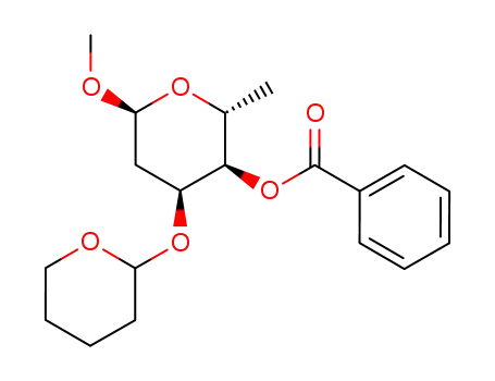 Benzoic acid (2R,3R,4S,6S)-6-methoxy-2-methyl-4-(tetrahydro-pyran-2-yloxy)-tetrahydro-pyran-3-yl ester
