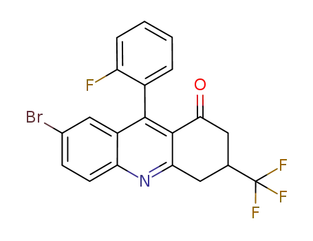 7-bromo-9-(2-fluorophenyl)-3-(trifluoromethyl)-3,4-dihydroacridin-1(2H)-one