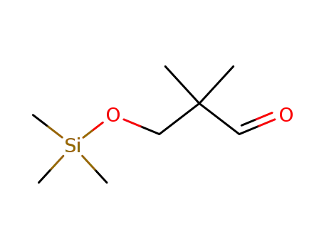 Molecular Structure of 62217-75-8 (Propanal, 2,2-dimethyl-3-[(trimethylsilyl)oxy]-)