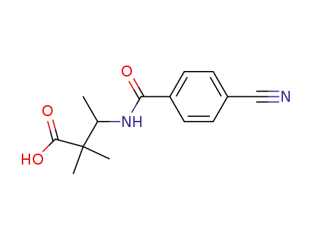 N-4-cyanobenzoyl-β-methyl-α,α-dimethyl-β-alanine