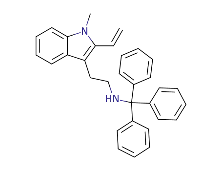 [2-(1-methyl-2-vinyl-1H-indol-3-yl)ethyl]tritylamine