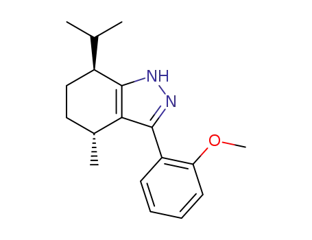 2-(7-isopropyl-4-methyl-4,5,6,7-tetrahydro-1H-indazol-3-yl)phenyl methyl ether