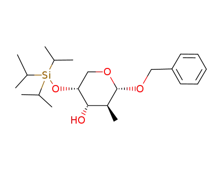 (2S,3S,4S,5R)-2-Benzyloxy-3-methyl-5-triisopropylsilanyloxy-tetrahydro-pyran-4-ol
