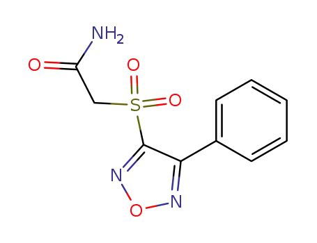 3-(Carbamoylmethylsulfonyl)-4-phenylfurazan
