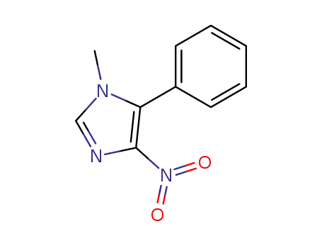 Molecular Structure of 111380-10-0 (1-methyl-4-nitro-5-phenyl-1H-imidazole)