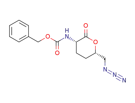(2S,5S)-5-azidomethyl-2-benzyloxycarbonylamino-δ-valerolactone