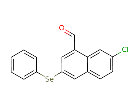 7-chloro-3-phenylselanyl-naphthalene-1-carbaldehyde