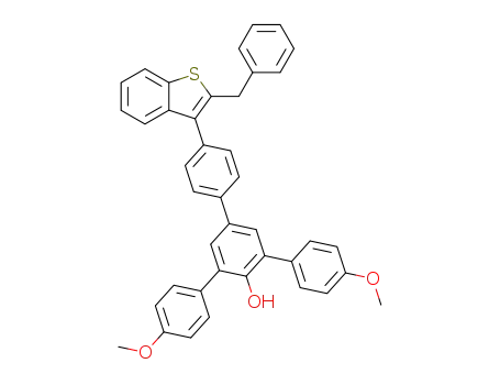 4,4''-dimethoxy-5'-{4-[2-(phenylmethyl)benzo[b]thien-3-yl]phenyl}-[1,1';3',1''-terphenyl]-2'-ol