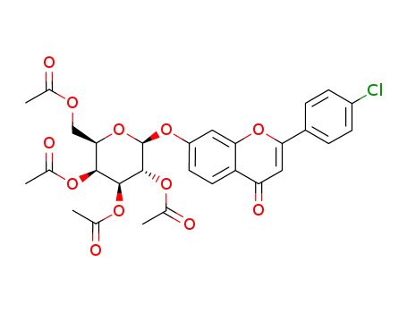 4'-chloro-7-O-β-D-acetylgalactosylflavone