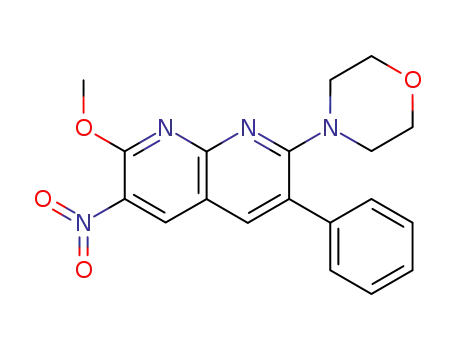2-methoxy-7-morpholin-4-yl-3-nitro-6-phenyl-[1,8]naphthyridine
