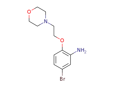 5-BROMO-2-[2-(4-MORPHOLINYL)ETHOXY]ANILINE