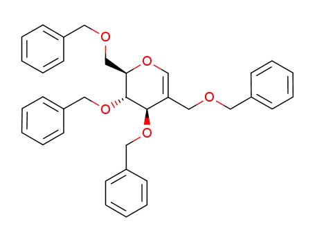 1,5-anhydro-3,4,6-tri-O-benzyl-2-deoxy-2-C-benzyloxymethyl-D-arabino-hex-1-enitol