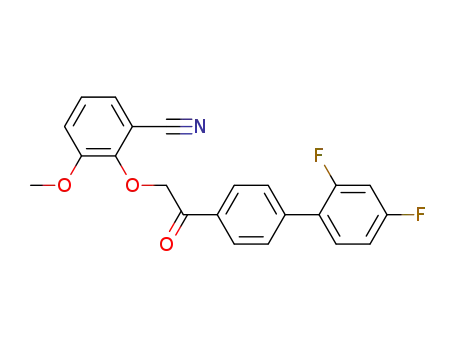 2-[2-(2',4'-Difluorobiphenyl-4-yl)-2-oxoethoxy]-3-methoxybenzonitrile