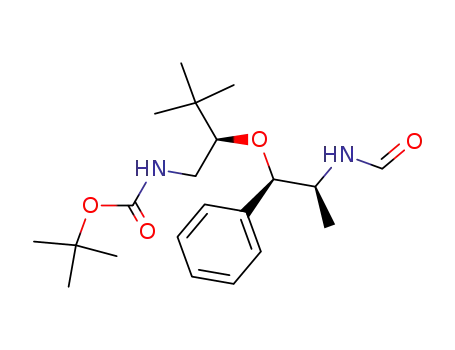 Carbamic acid,
[(2R)-2-[(1R,2S)-2-(formylamino)-1-phenylpropoxy]-3,3-dimethylbutyl]-,
1,1-dimethylethyl ester